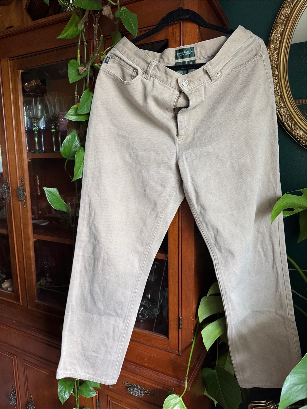 Lauren Ralph Lauren women’s Light Tan Chino Pants